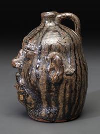 A Southern Stoneware Face Jug