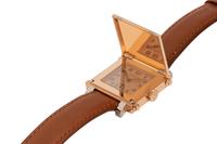 PATEK PHILIPPE, REF. 5099RG 18K ROSE AND WHITE GOLD GONDOLO 'CABRIOLET' WATCH, WITH EXTRACT