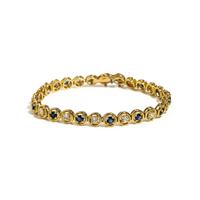 SAPPHIRE AND DIAMOND BRACELET