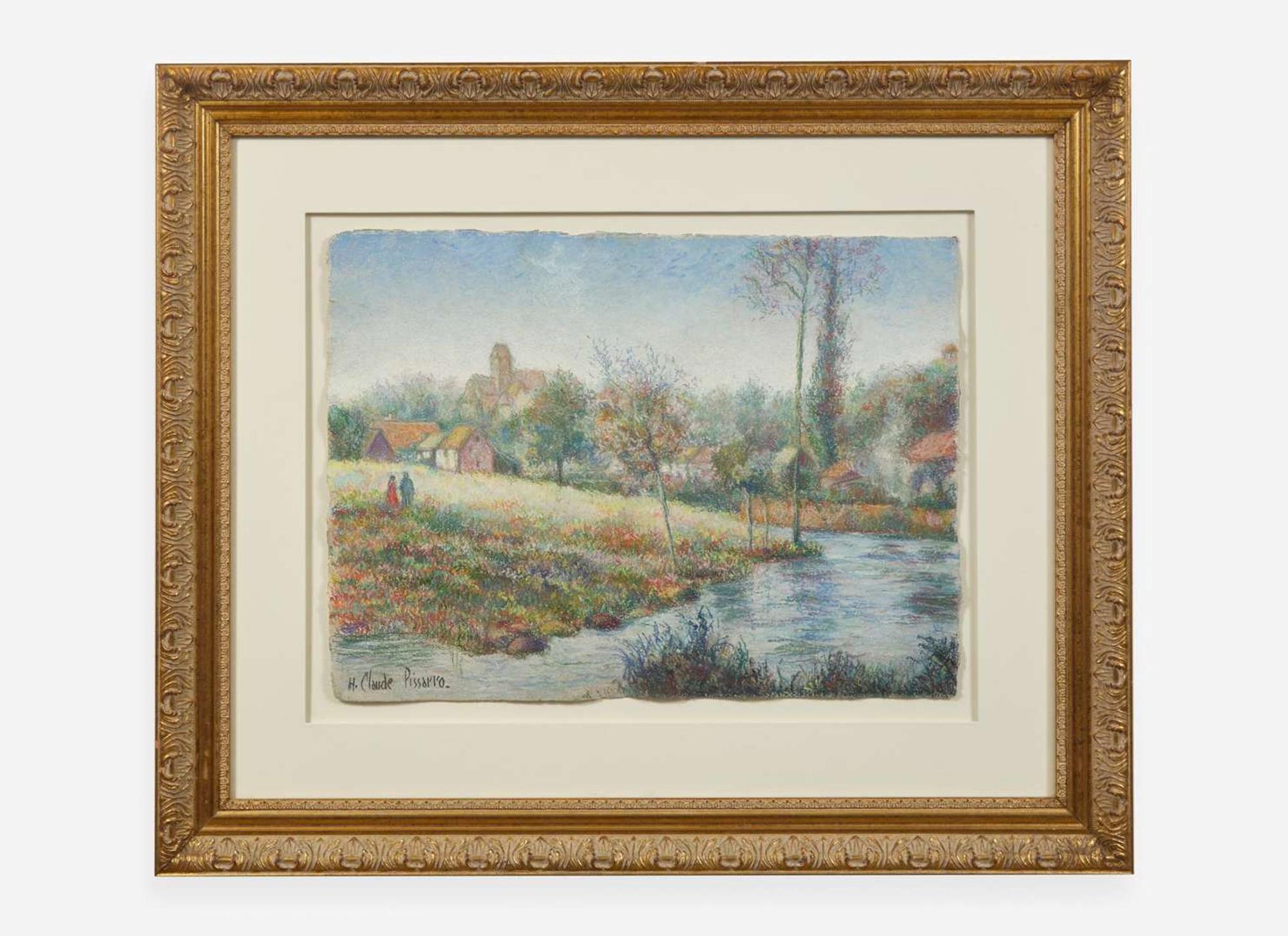 Hugues Claude Pissarro (French, b. 1935), La Sarthe à Saint-Céneri