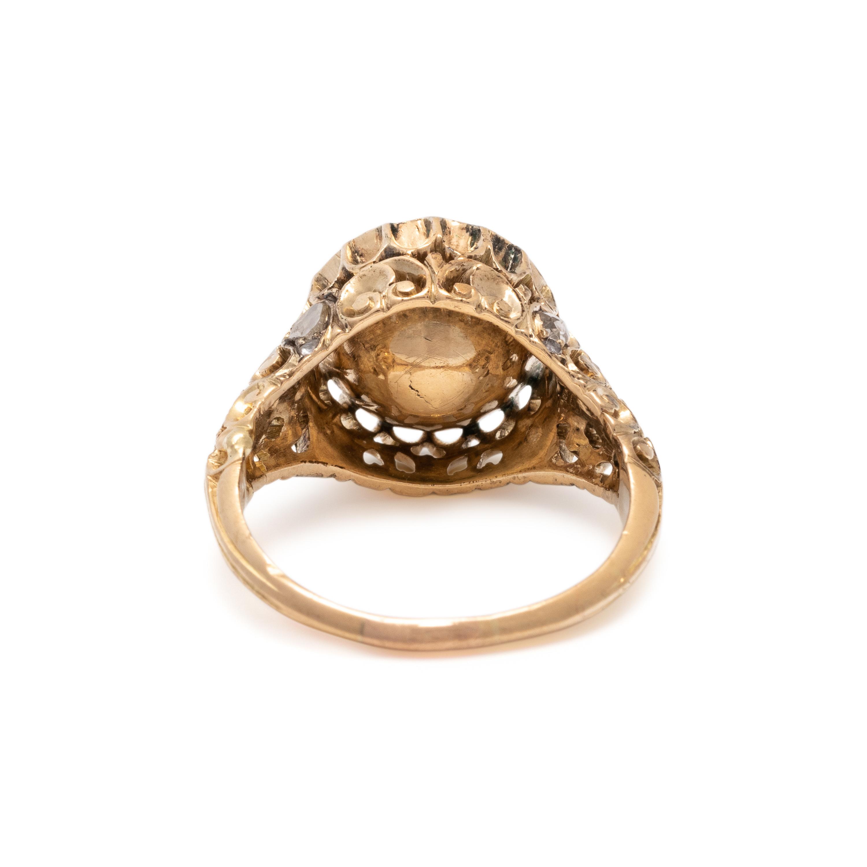 ANTIQUE, DIAMOND RING