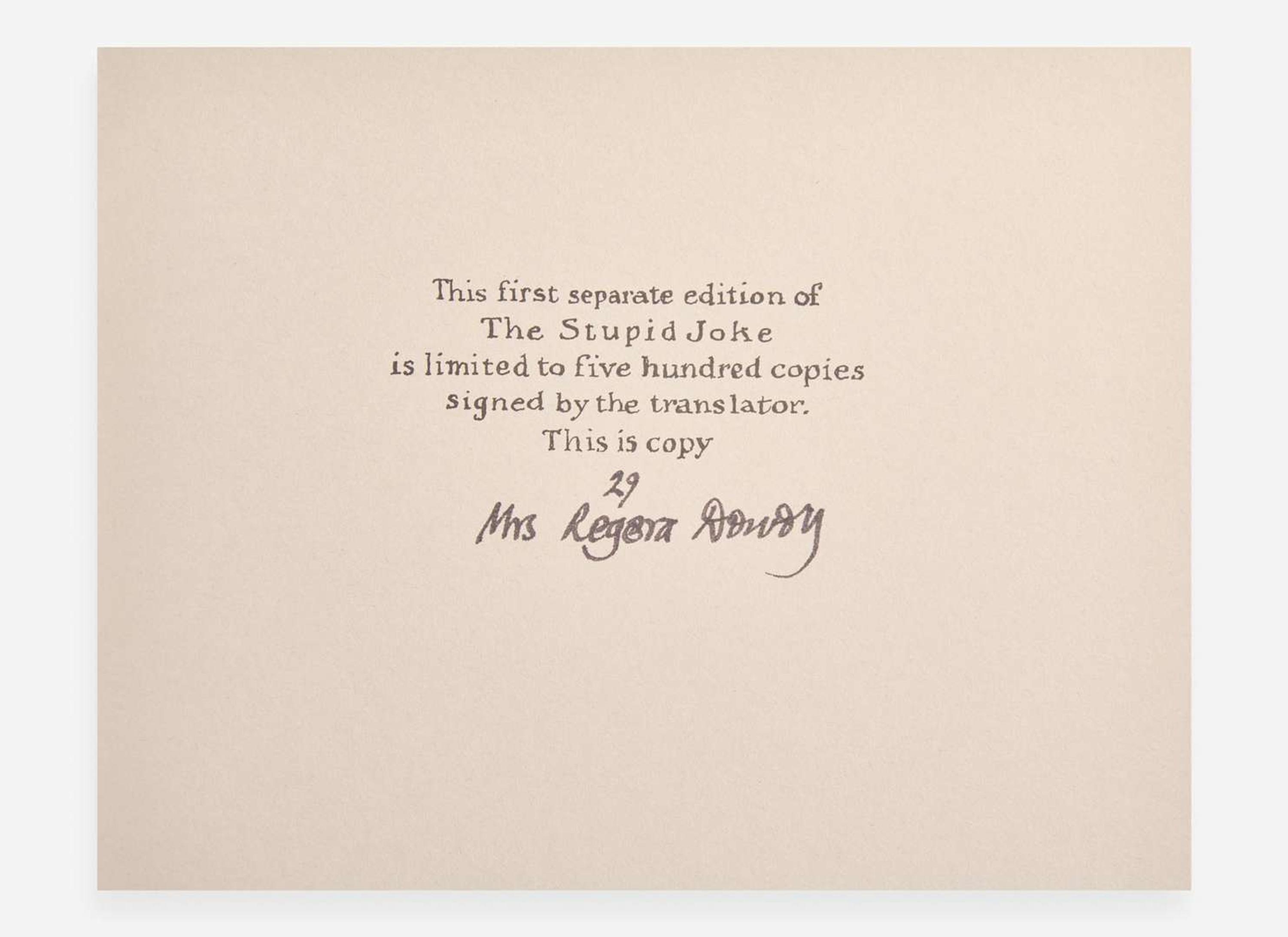 [Children's & Illustrated] Gorey, Edward: Group of 9 Signed Fantod Press Publications