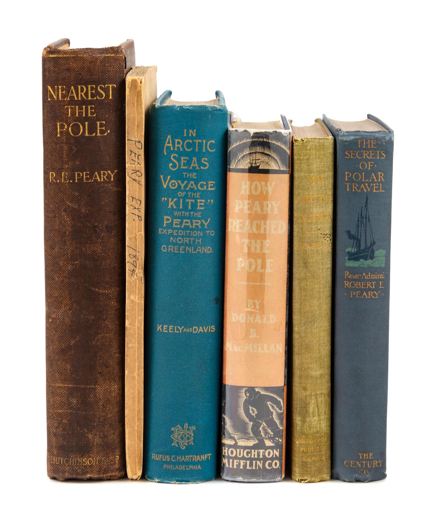 [PEARY, Robert Edwin]. A group of 6 works by or about Peary, comprising: