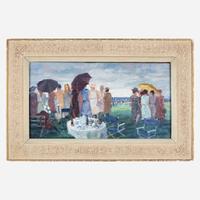 Paulette Victorine J. Van Roekens (American, 1896–1988) The Lawn Party