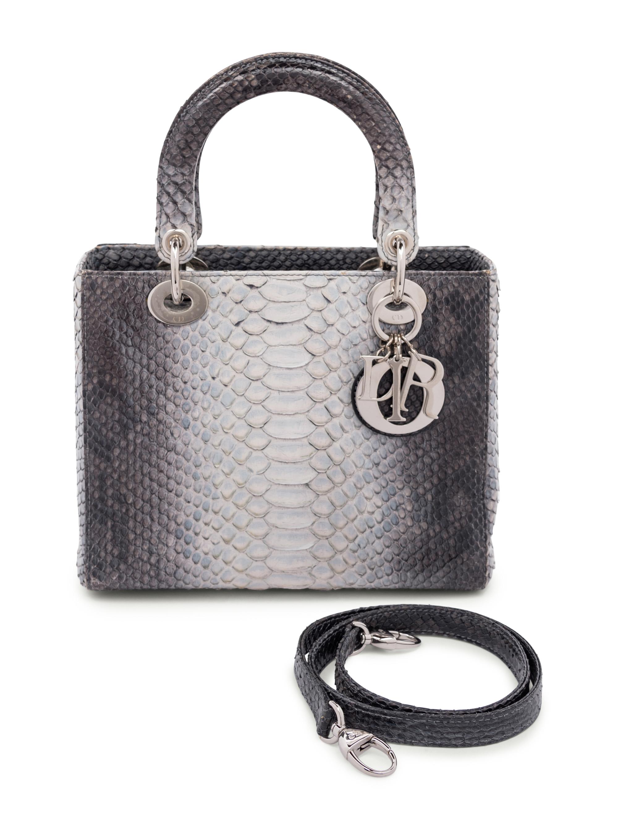 Limited Edition Christian Dior Python Small Lady Dior Bag, c. 2010