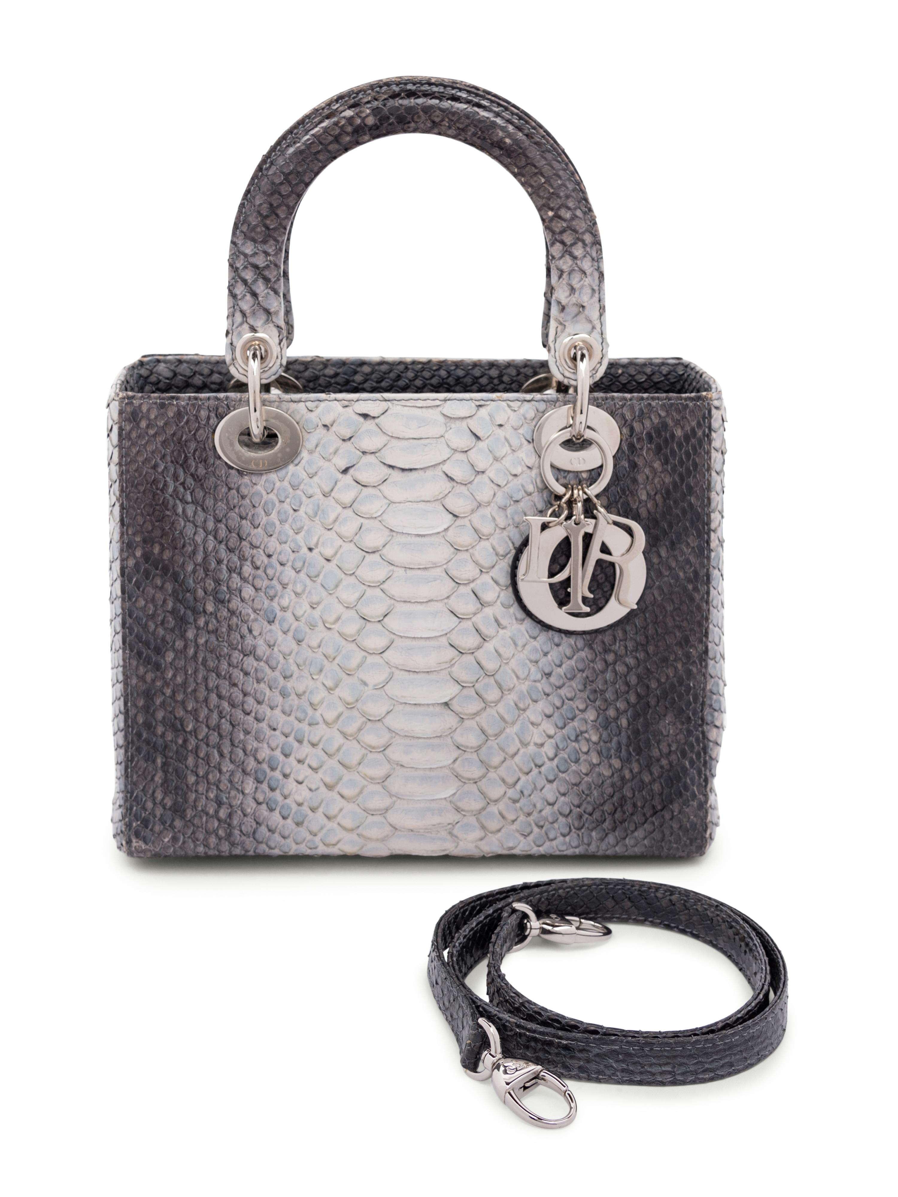 Limited Edition Christian Dior Python Small Lady Dior Bag, c. 2010