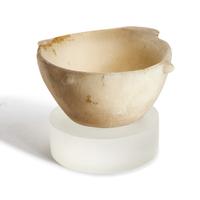 An Egyptian Alabaster Mortar