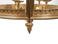 A Neoclassical Style Gilt Bronze Hall Lantern