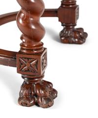 A Renaissance Style Carved Walnut Table