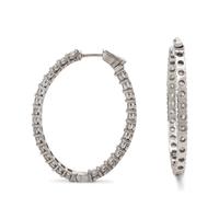 DIAMOND HOOP EARRINGS