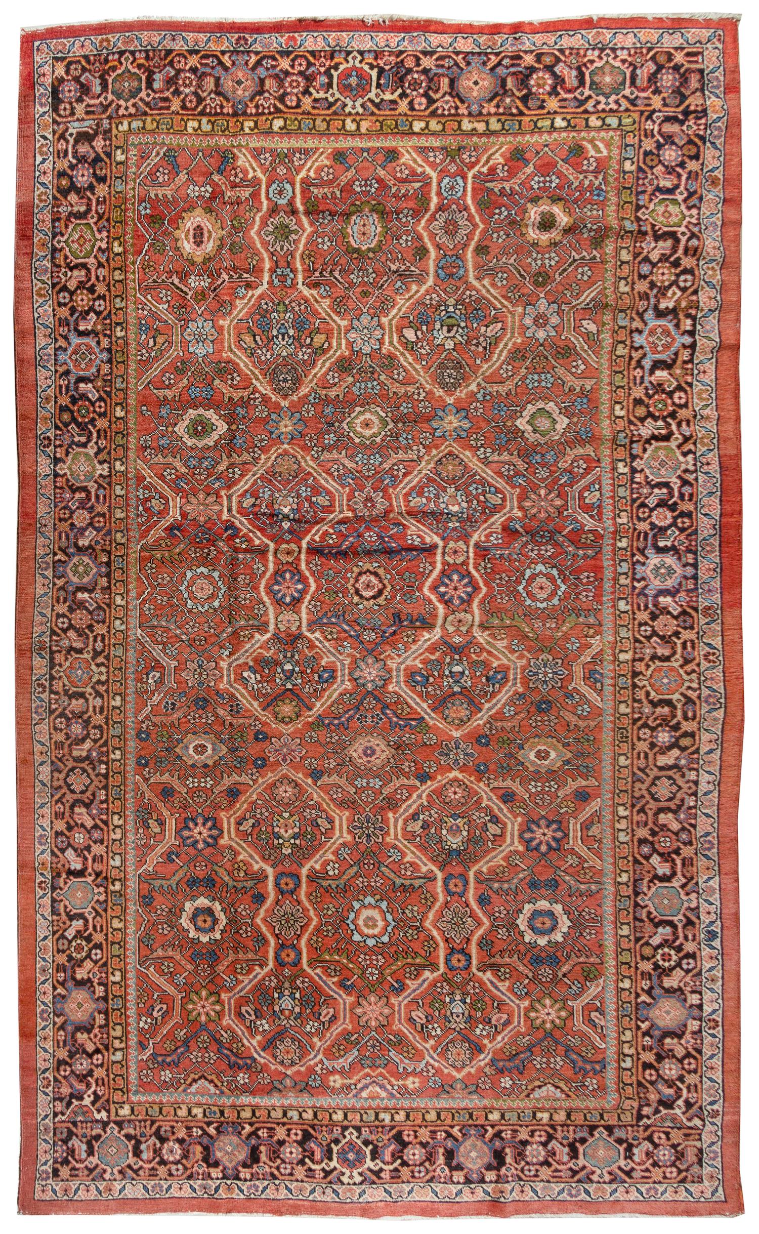 A Mahal Wool Rug 12 feet 3 inches x 7 feet 10 inches. — WEST PERSIA, EARLY 20TH CENTURY