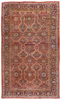 A Mahal Wool Rug 12 feet 3 inches x 7 feet 10 inches. — WEST PERSIA, EARLY 20TH CENTURY