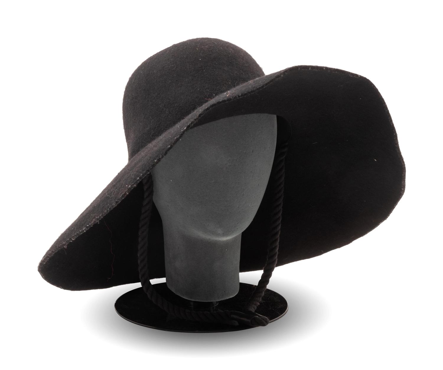 12 Assorted Hats and a Pair of Feathered Cuffs, 1970-2000s