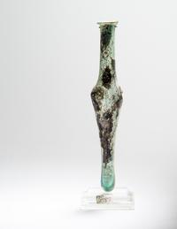 A Roman Pale Blue Glass Unguentarium