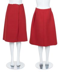 Two Hermes Pieces: One Cape and One Wrap Skirt, 1980-90s