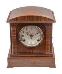 An American Mahogany Mantel Clock