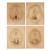 Identified Sioux Leaders. Washington, DC, ca 1867-1868