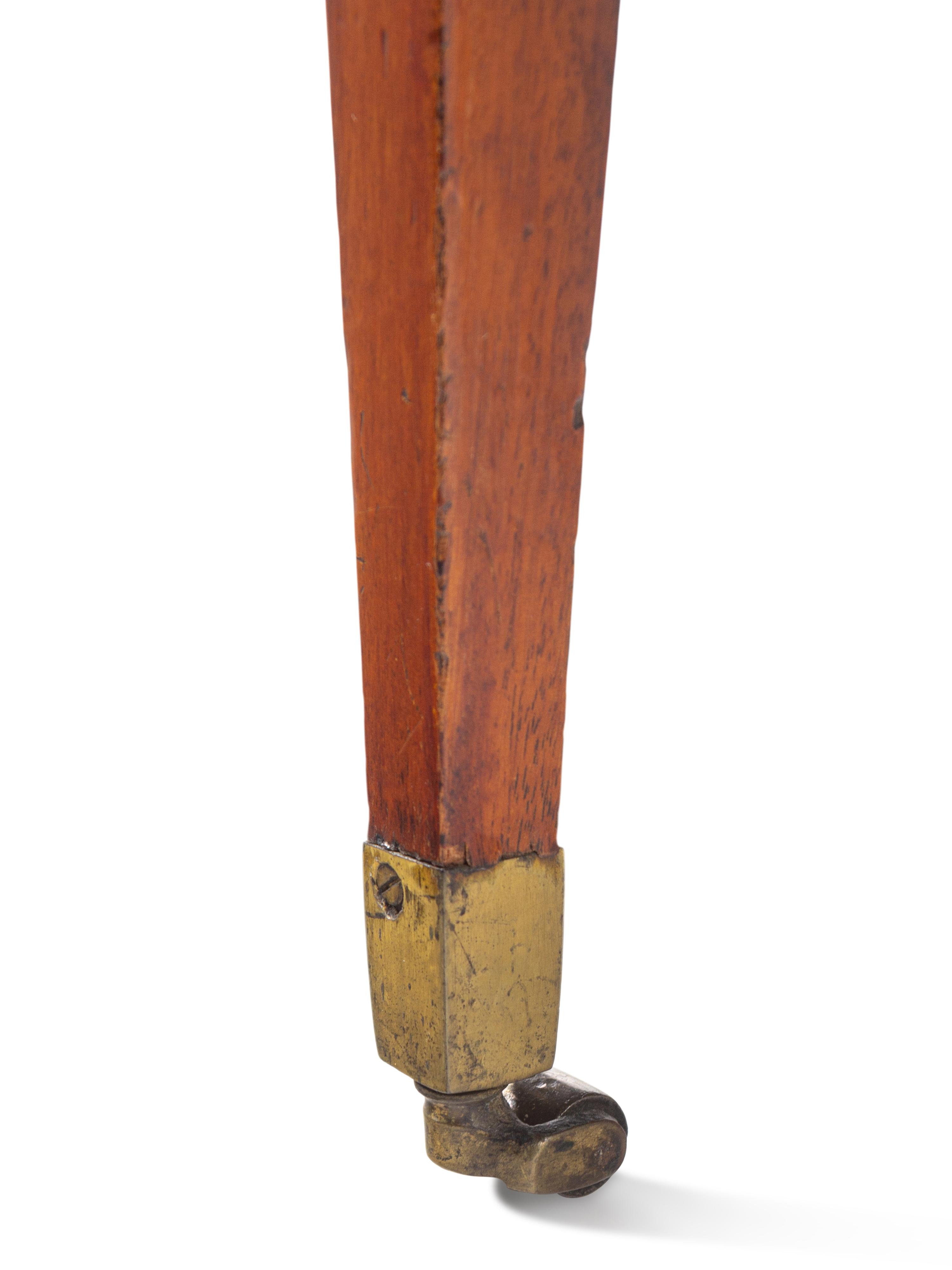 A George III Mahogany, Satinwood and Marquetry Cellarette