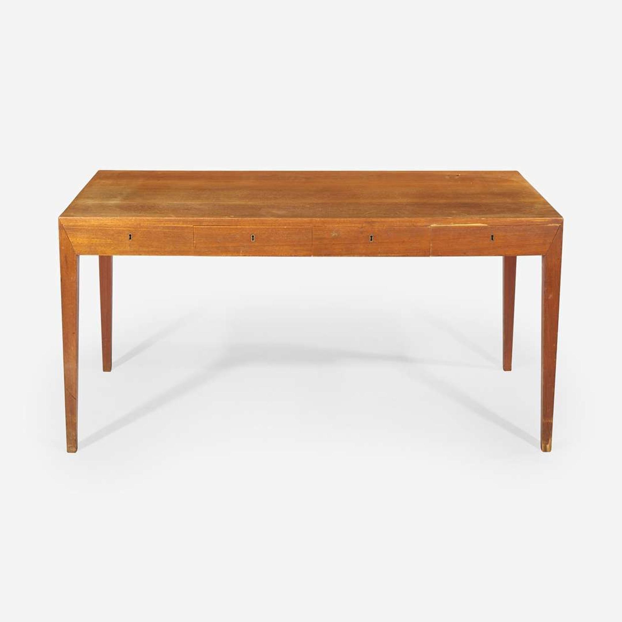 Severin Hansen (Danish, 1887-1964) Desk, Haslev Møbelsnedkeri A/S, Denmark, circa 1960s