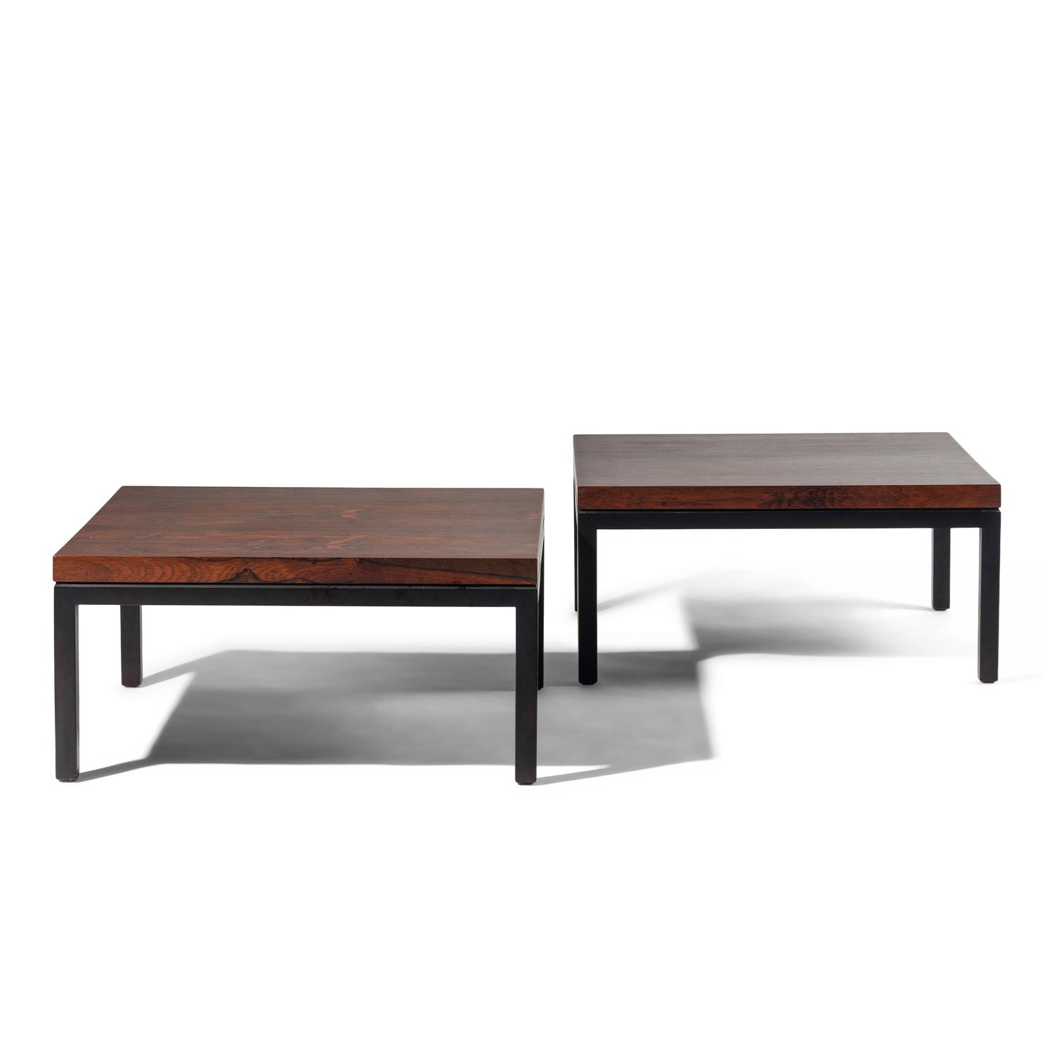 Pair of Square Coffee Tables for Thayer Coggin