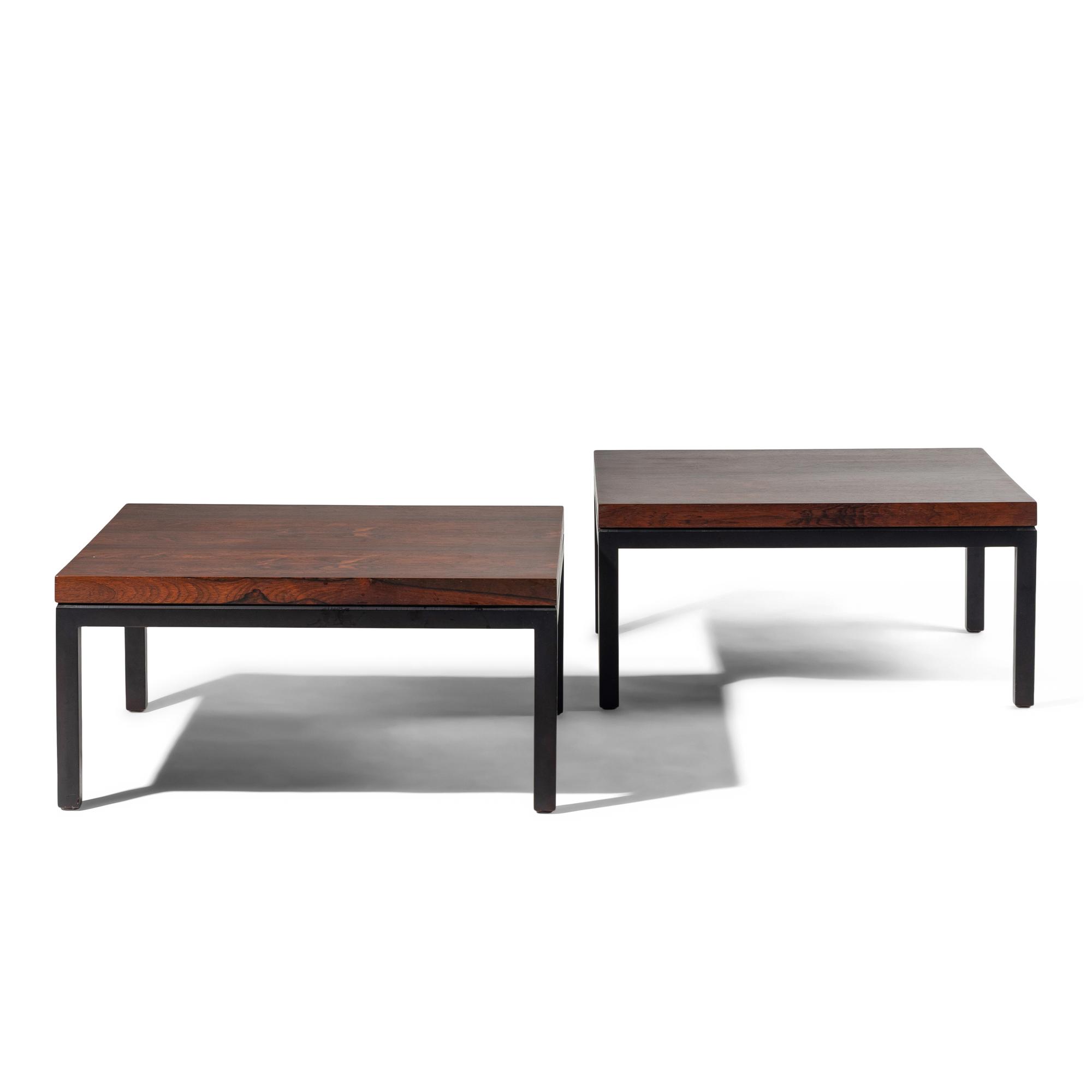 Pair of Square Coffee Tables for Thayer Coggin
