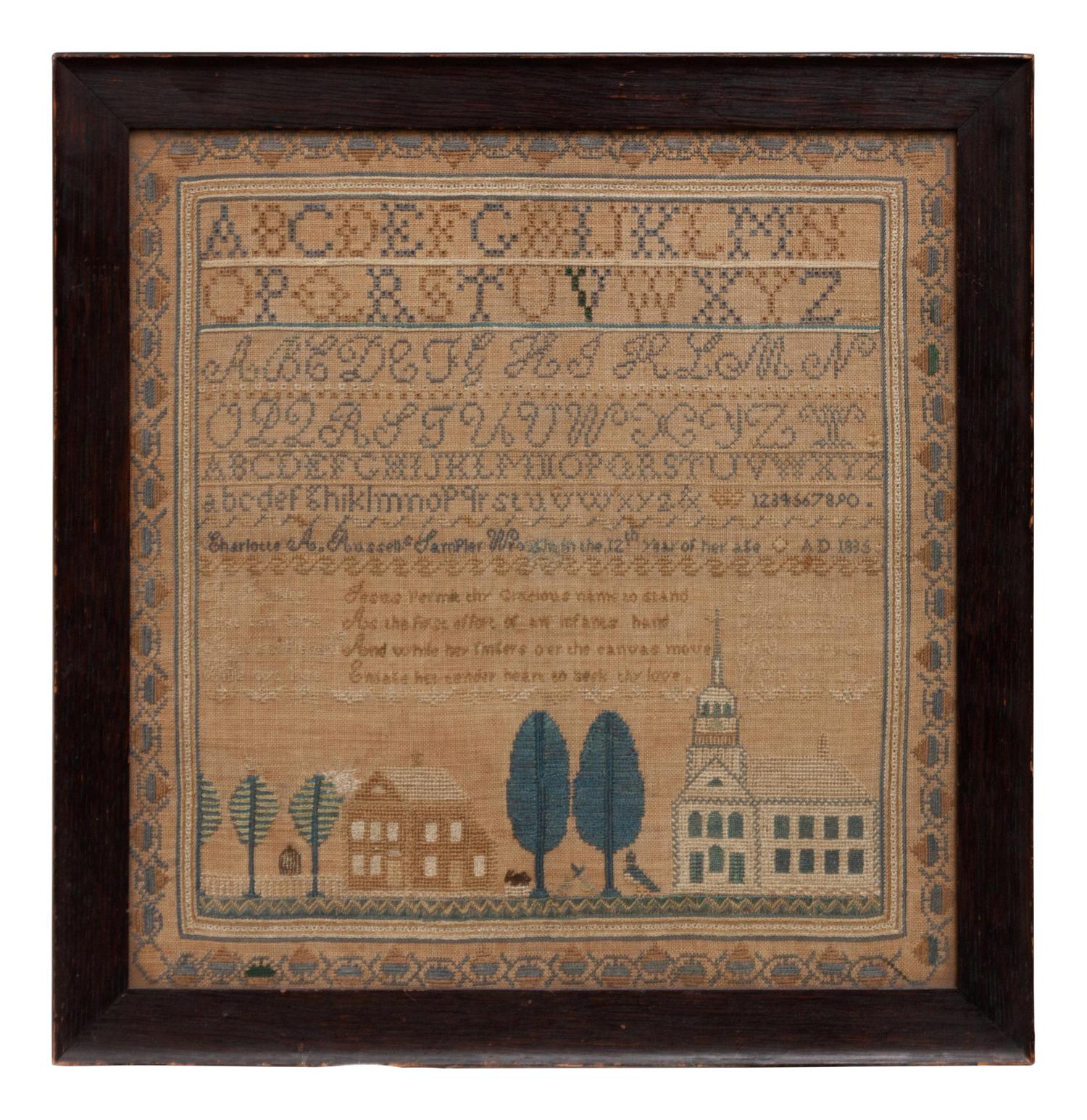 An 1835 Vermont Sampler