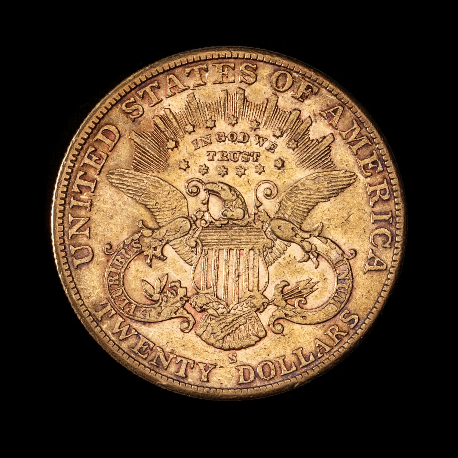 A United States 1902-S Liberty Head $20 Gold Coin