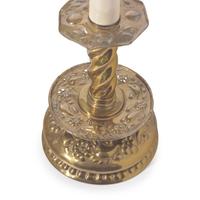 An Assorted Group of Brass Table Items