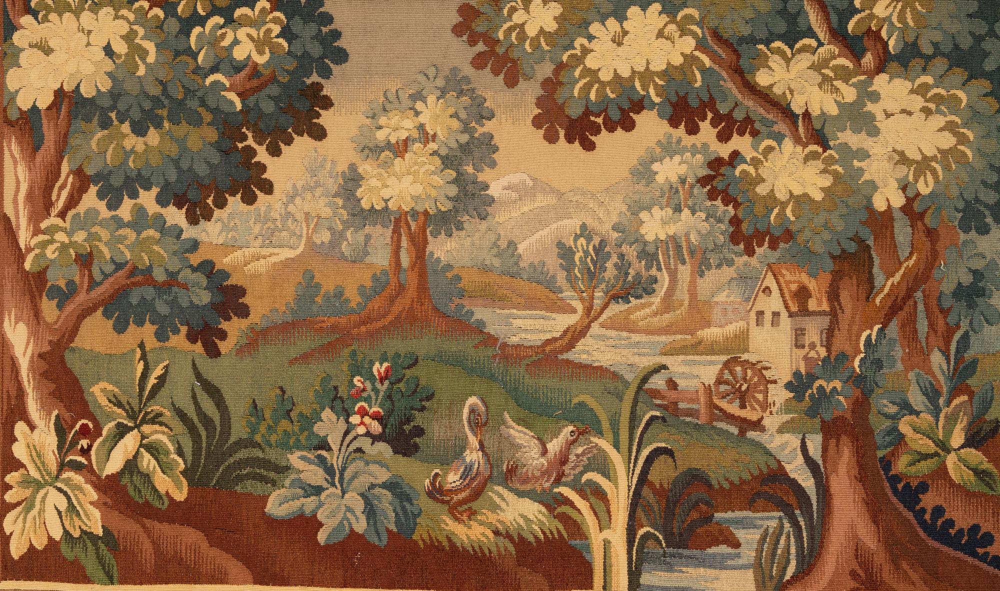 An Aubusson Verdure Tapestry