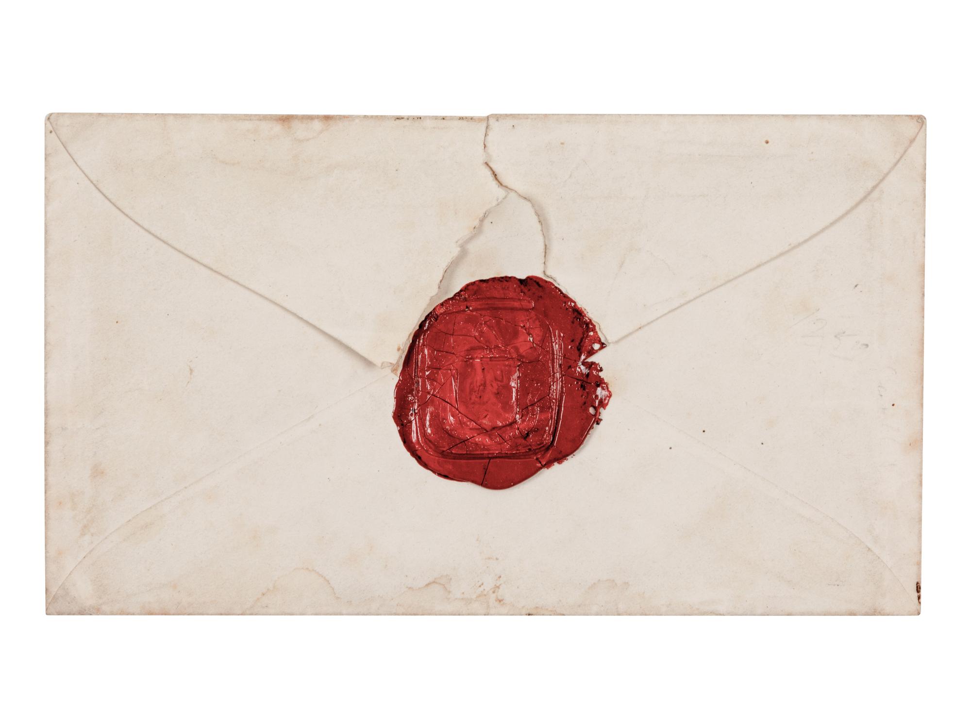 SEWARD, William H. (1801-1872), Secretary of State to President Lincoln. Autograph free frank ("William H. Seward"), on cover addressed in his hand. To Miss Myrtilla Miner, Hamilton, Madison County, NY, postmarked Washington D.C., date unintelligible.