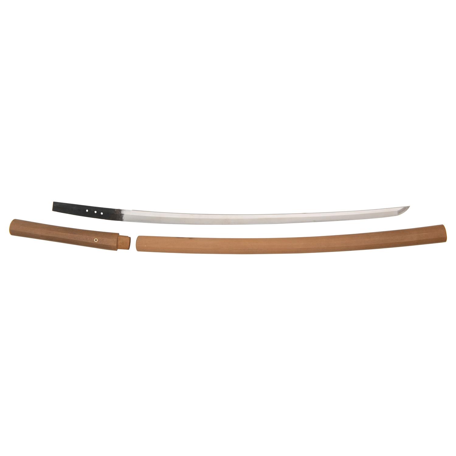Japanese Katana with Three-hole Tang and NBTHK Origami