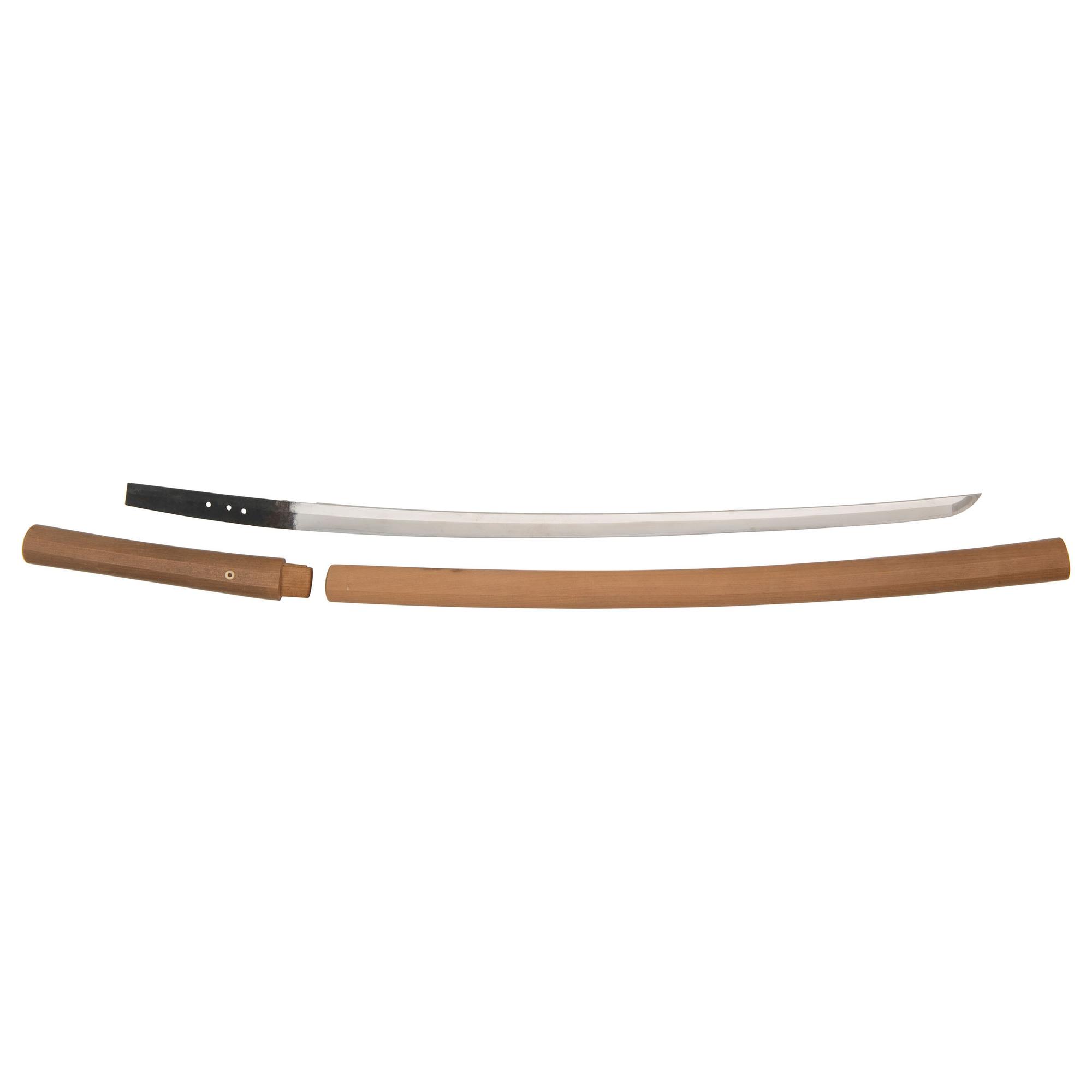 Japanese Katana with Three-hole Tang and NBTHK Origami