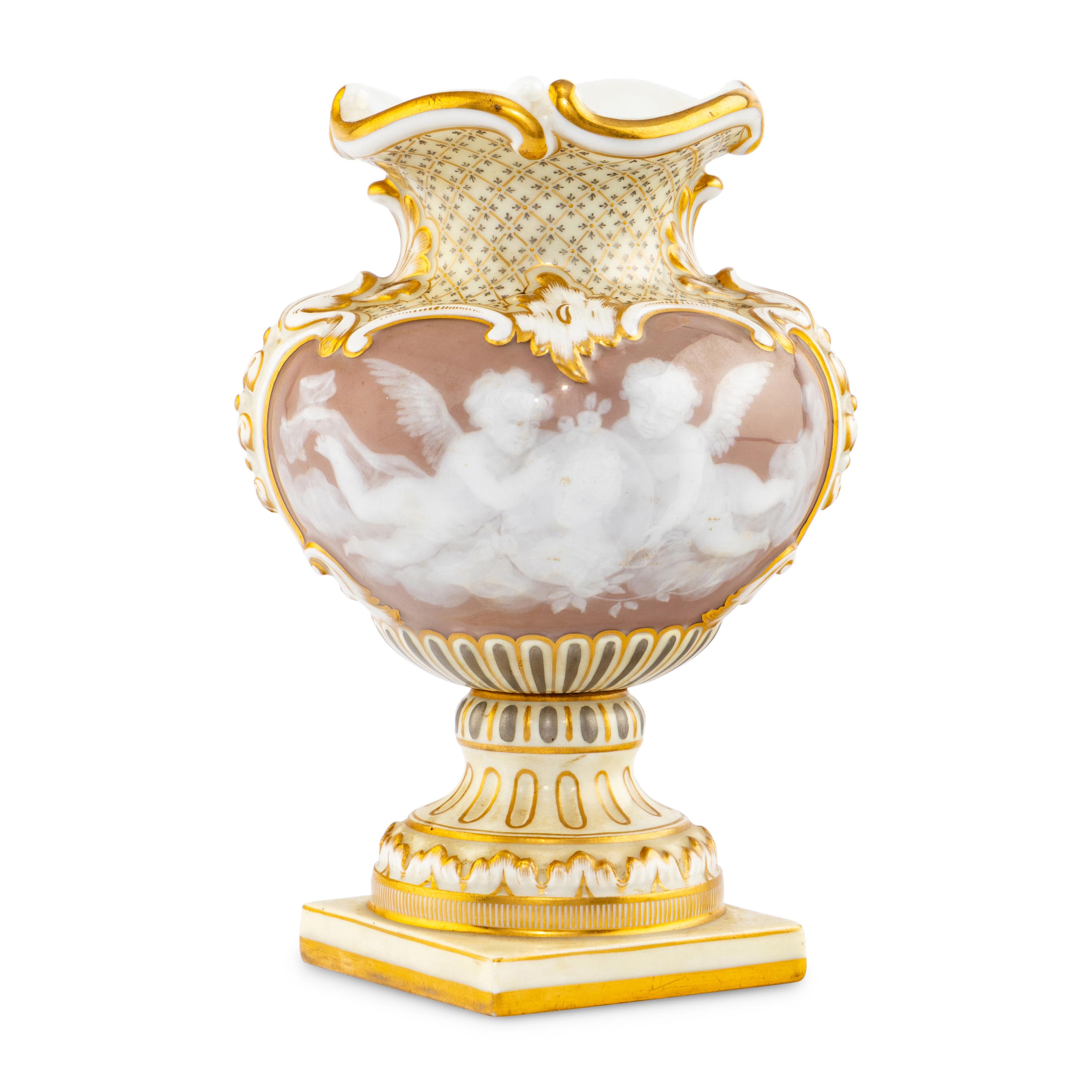 A Meissen Pâte-sur-Pâte Porcelain Vase