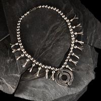 Navajo Child's Squash Blossom Necklace
