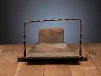 Mohawk Carved and Painted Cradle