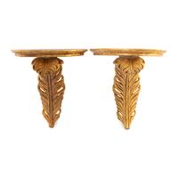 A Pair of Giltwood Wall Brackets