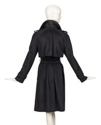 Chanel, Black Cashmere Trench Coat