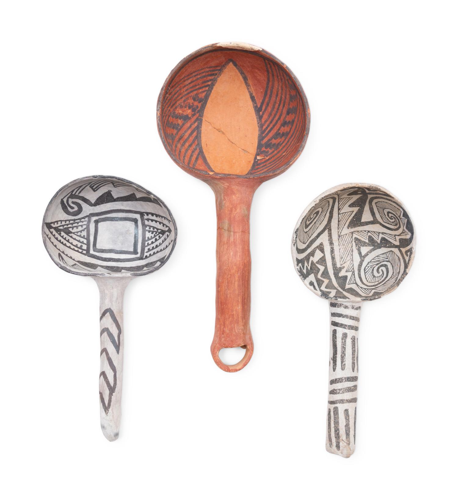 Southwestern Prehistoric Pottery Ladles