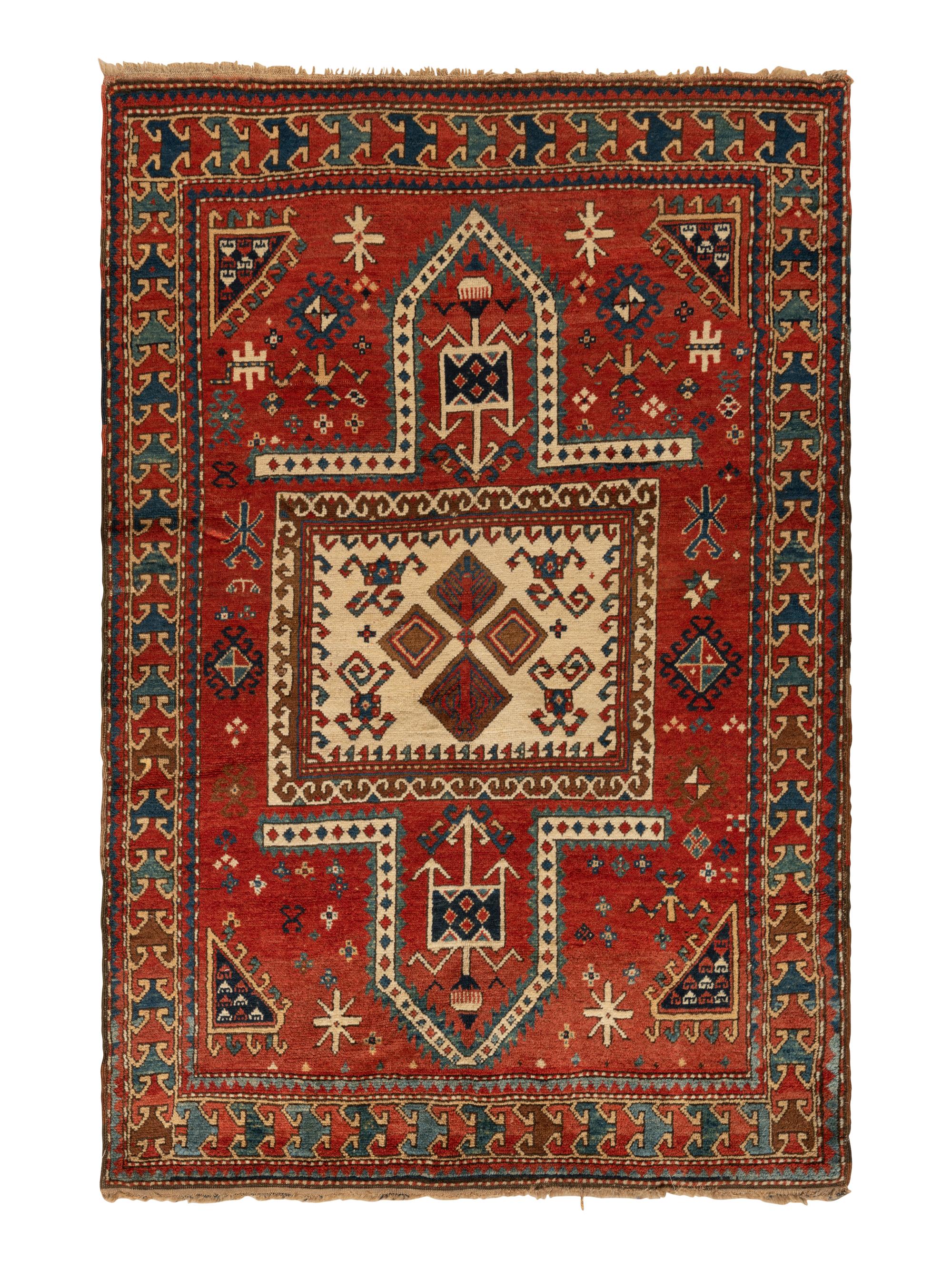A Kazakh Wool Rug