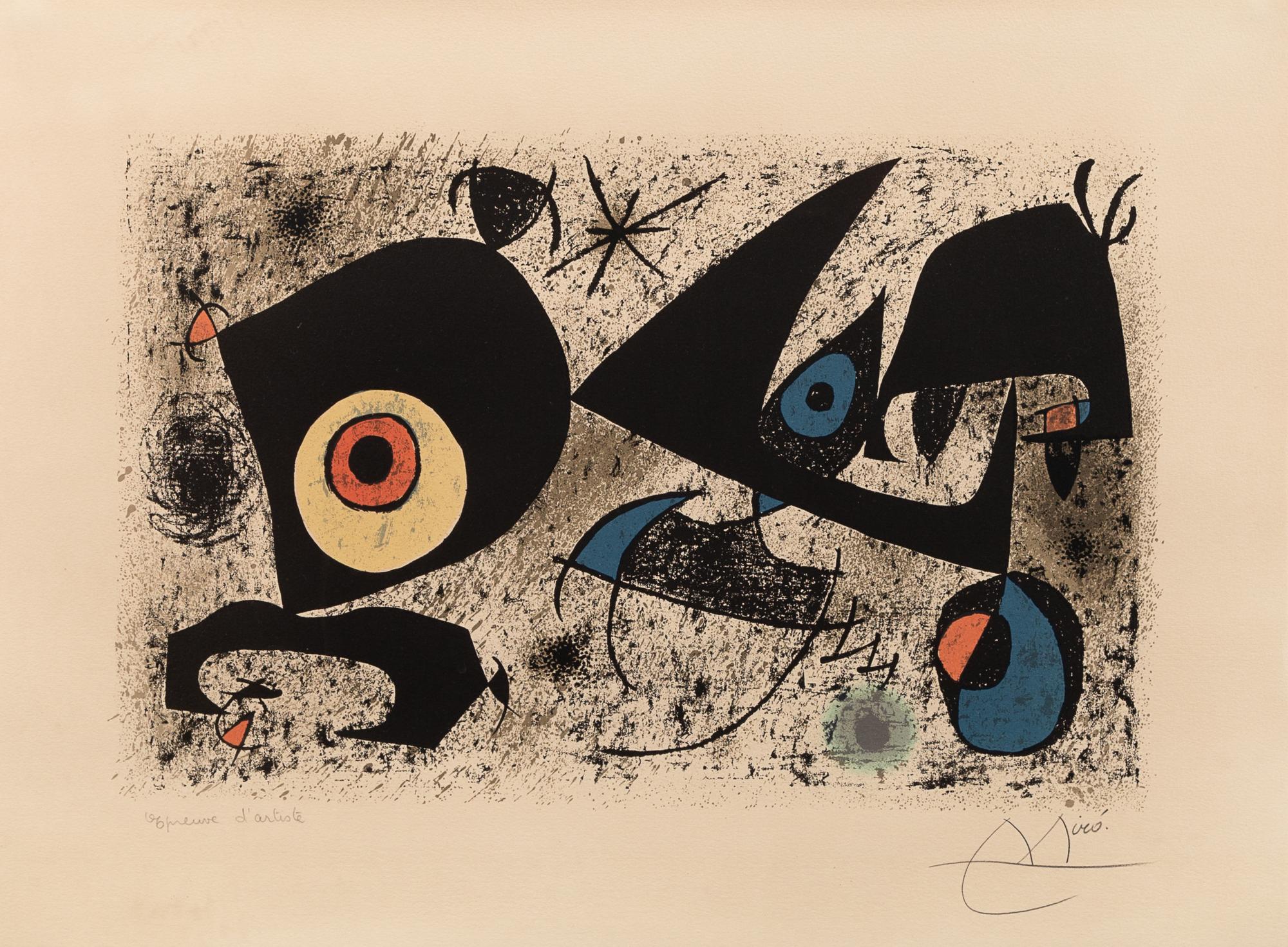 Joan Miró, (Spanish, 1893–1983), Hommage à Miró, 1972