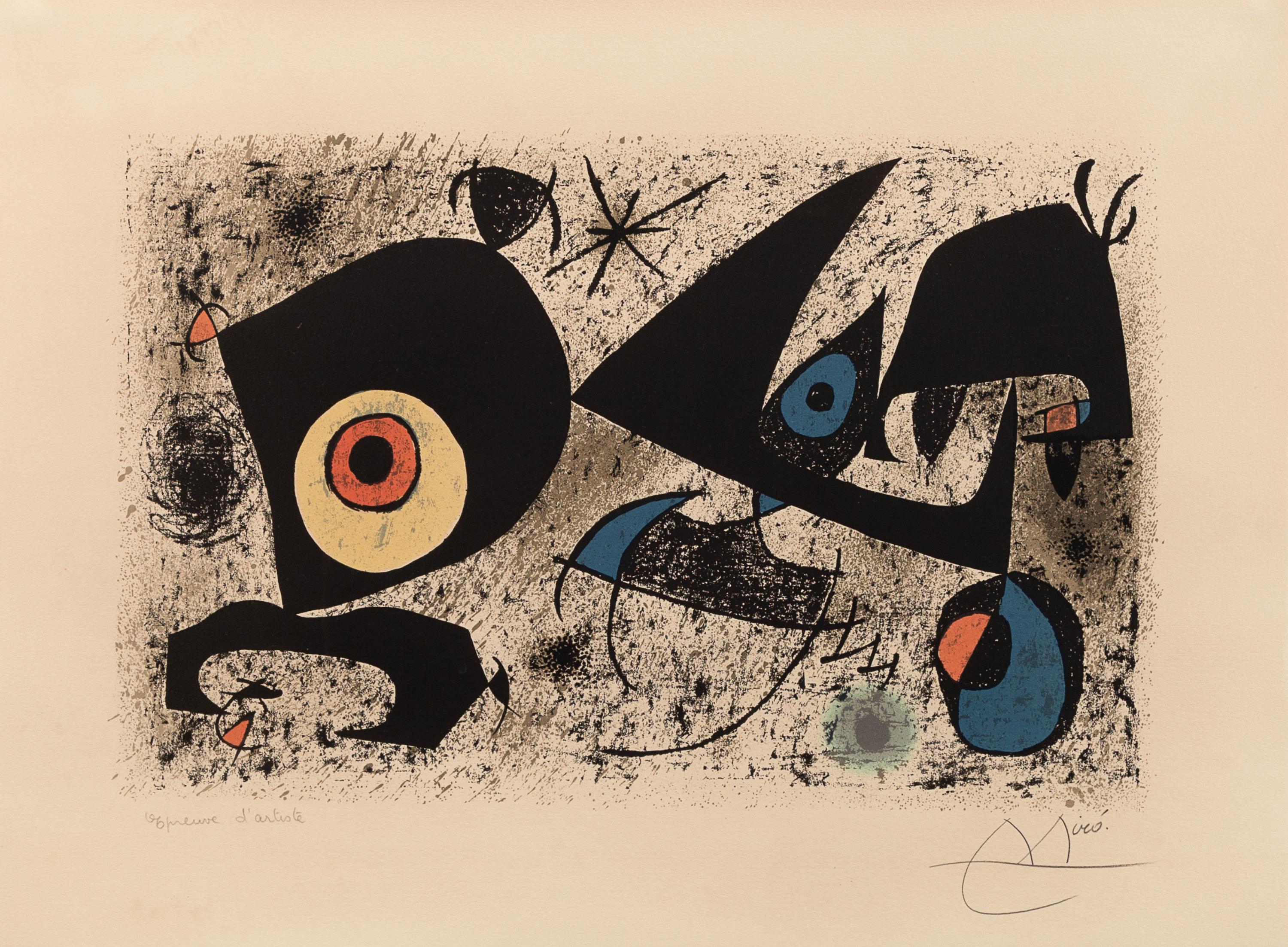 Joan Miró, (Spanish, 1893–1983), Hommage à Miró, 1972