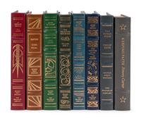 A group of 8 works from the Easton Press or Franklin Library, each SIGNED BY THE AUTHOR: