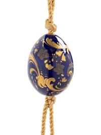 A Russian Imperial Porcelain Factory Porcelain Egg