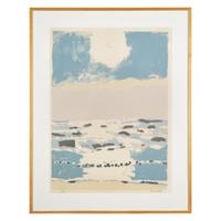 Fairfield Porter (American, 1907-1975) — Sun and Sea (from 1776 USA 1976 Bicentennial Prints ), 1975