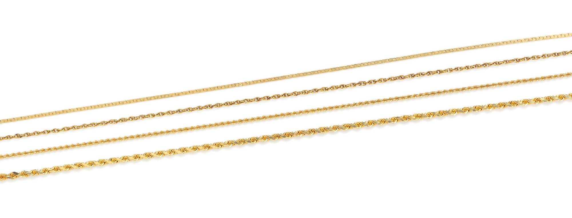 A Collection of Yellow Gold Jewelry, 15.90 dwts.