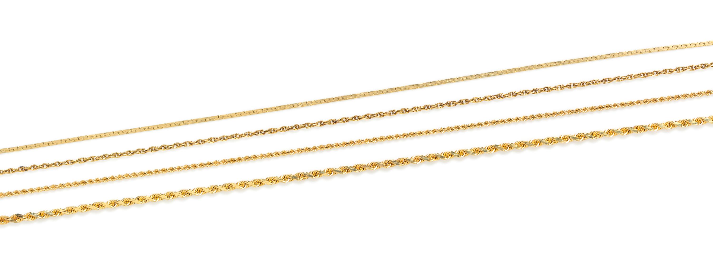 A Collection of Yellow Gold Jewelry, 15.90 dwts.