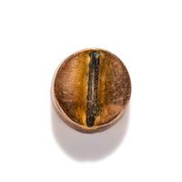 A Roman Carnelian Ring Stone with a Standing Man and Horse, Possibly Castor or Pollux — Set in a gold pendant
