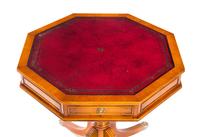 A Regency Style Yew Wood Center Table Height 27 x width of top 24 inches. — BEVAN-FUNNELL, 20TH CENTURY