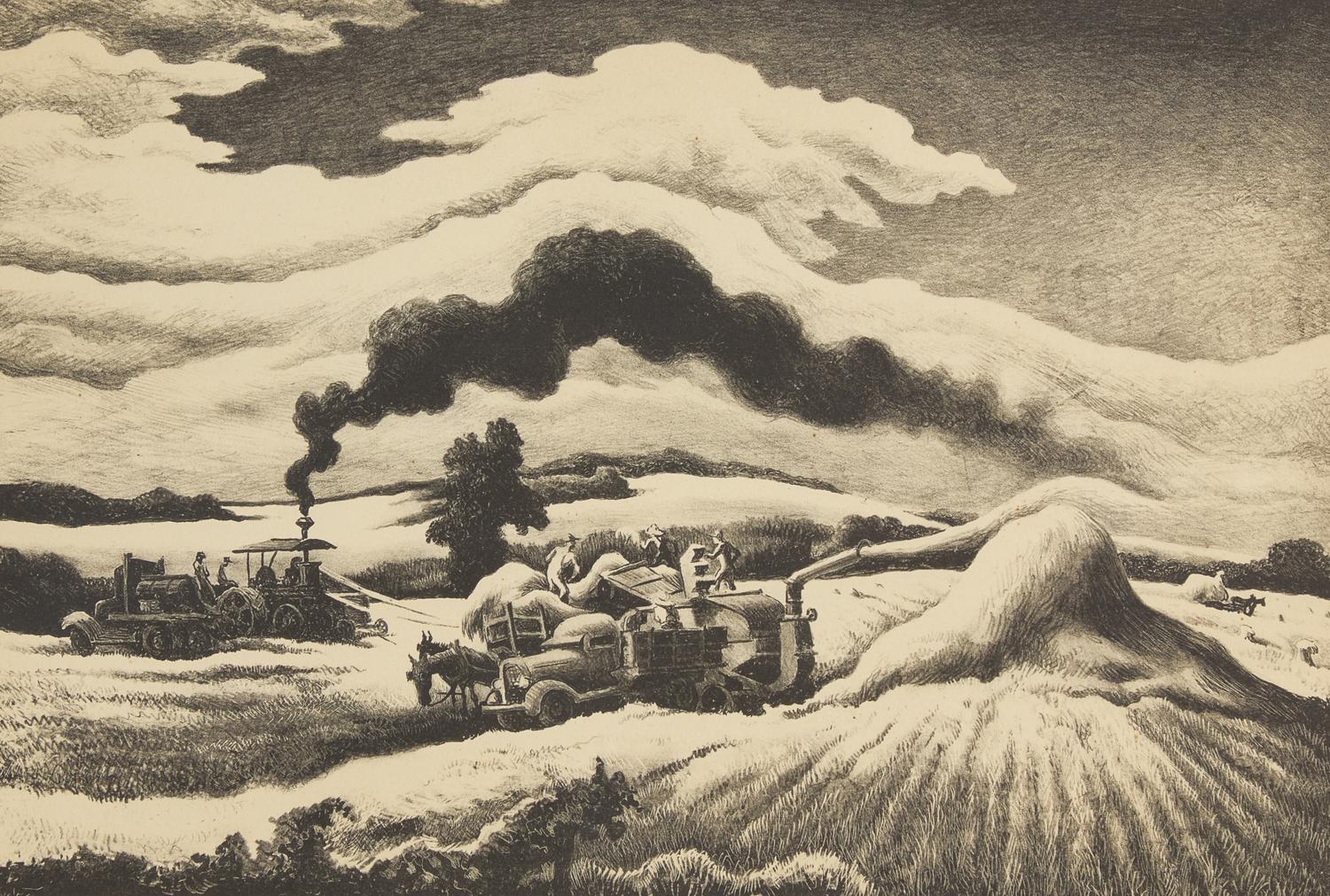 Threshing , 1941