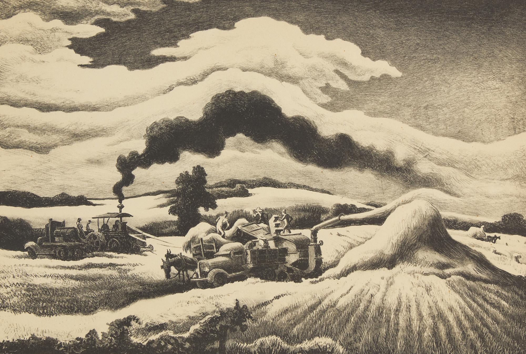 Threshing , 1941